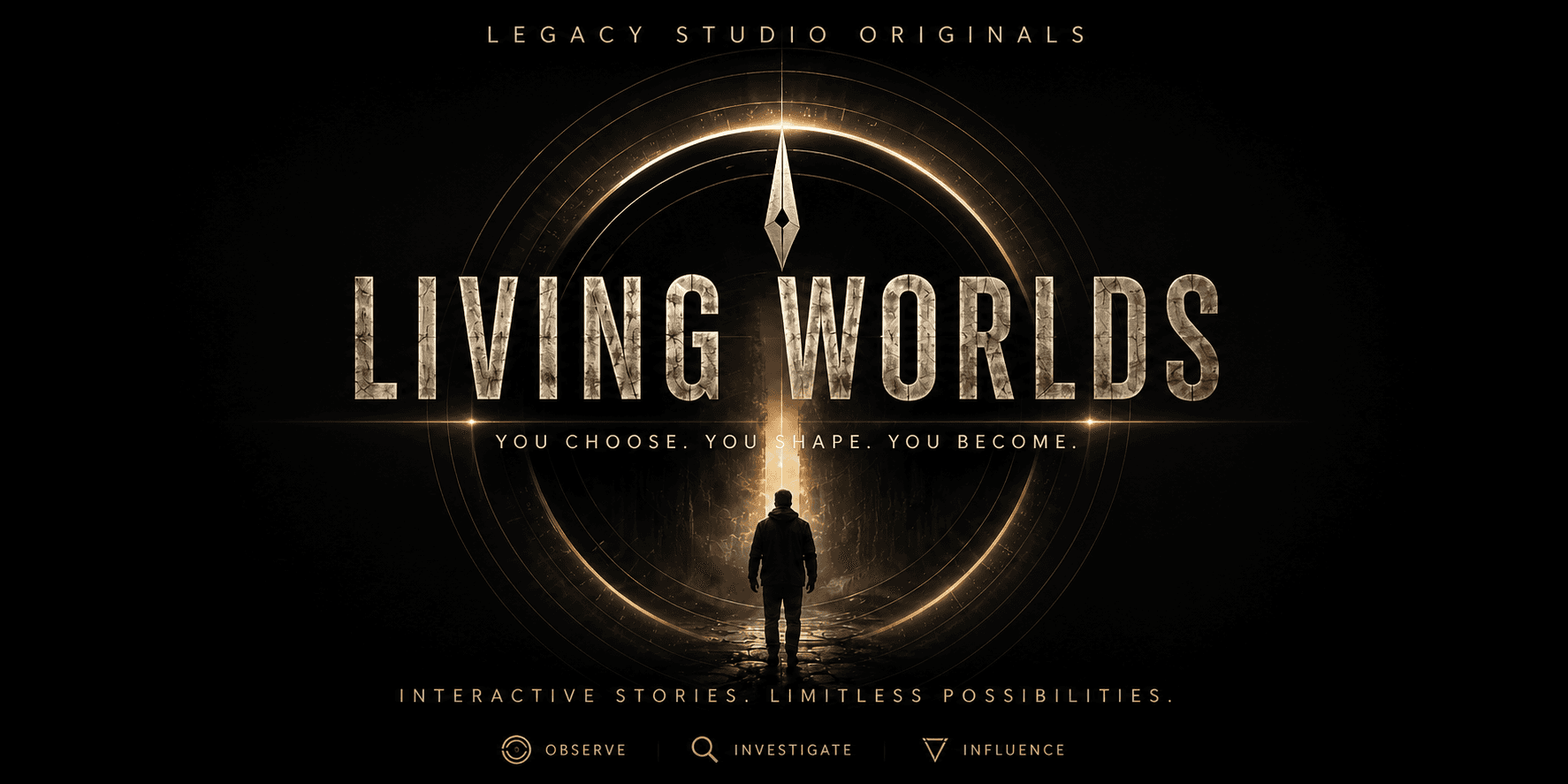 Living Worlds — You choose. You shape. You become.